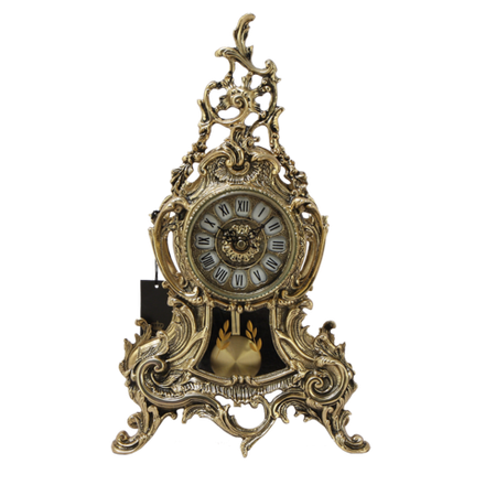 Bello De Bronze Часы "Луиш XV"с маятником каминные