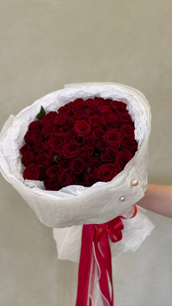 51 красная роза для любимой