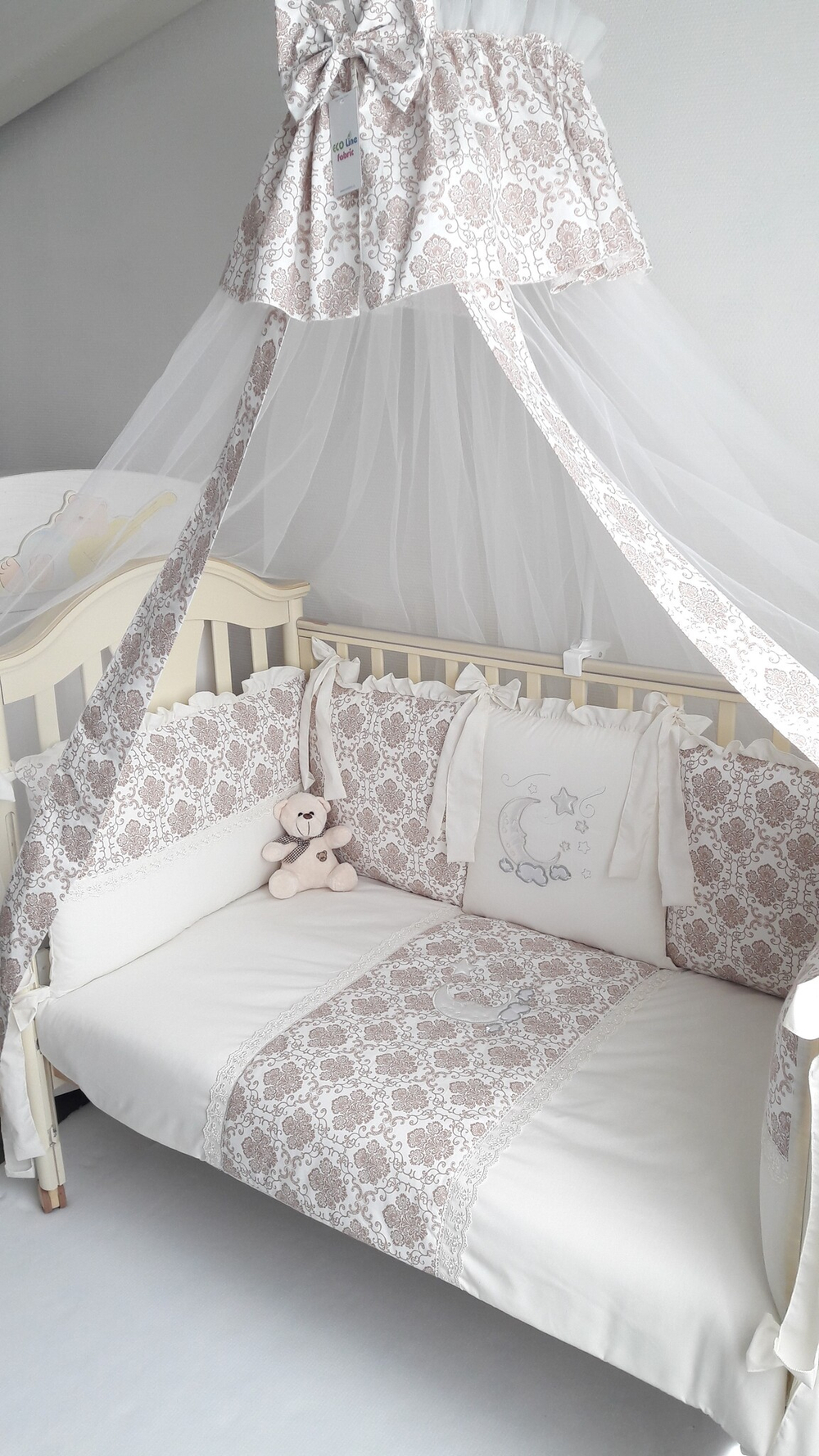Арт.77759 Набор в кроватку для новорожденных ПАЛЛЕТО (8 подушек)