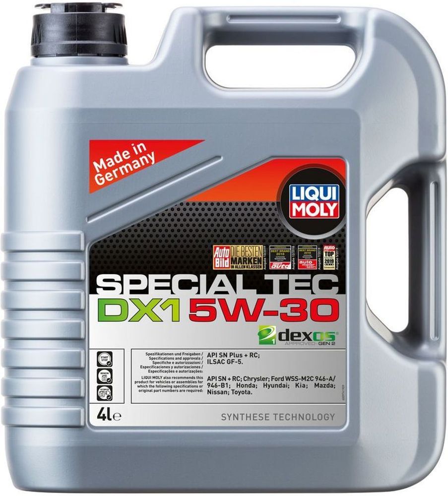 НС-синтетическое моторное масло Liqui moly Special Tec DX1 5W-30 4л