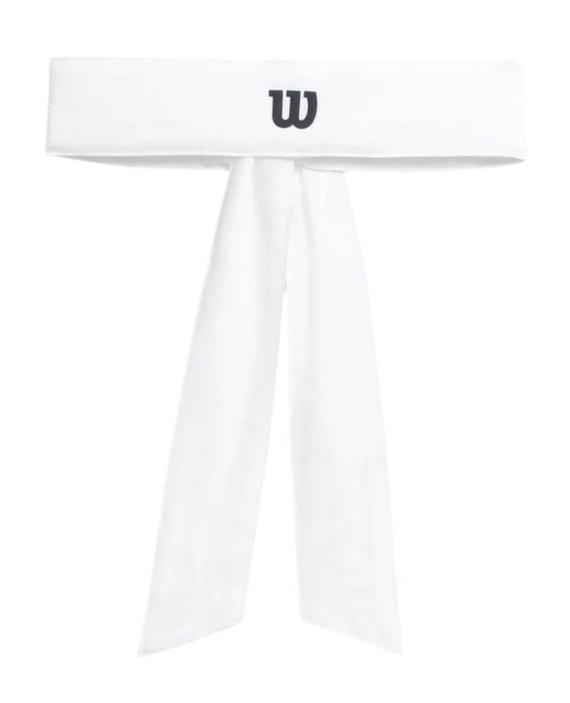 Теннисная бандана Wilson Tie Повязка на голову теннисная - bright white