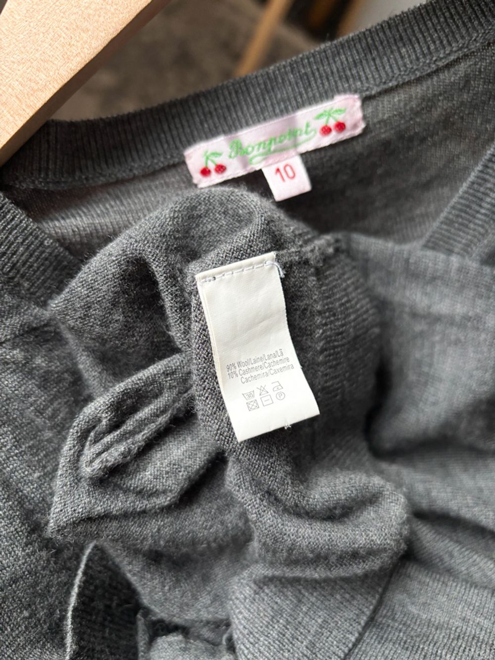 Шерстяной кардиган Bonpoint с кашемиром, 140