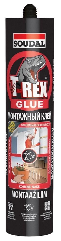 Клей жидк.гв. Soudal T-REX универс. Момент. схватываемость  310мл red 134923 /НЕМОРОЗ. Распродажа