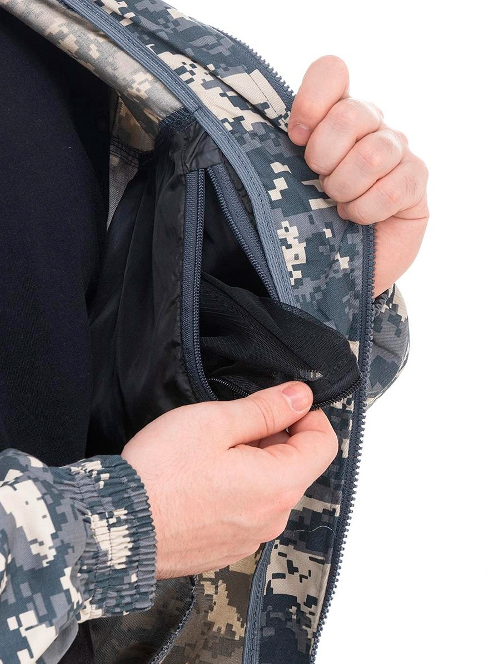 Костюм летний антимоскитный Helios Тайган, цвет серый пиксель, размер 52-54/170-176 (T-KS-T-GP5072-2XL-1)