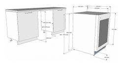 Шкаф винный Korting KFW 803 DB GN