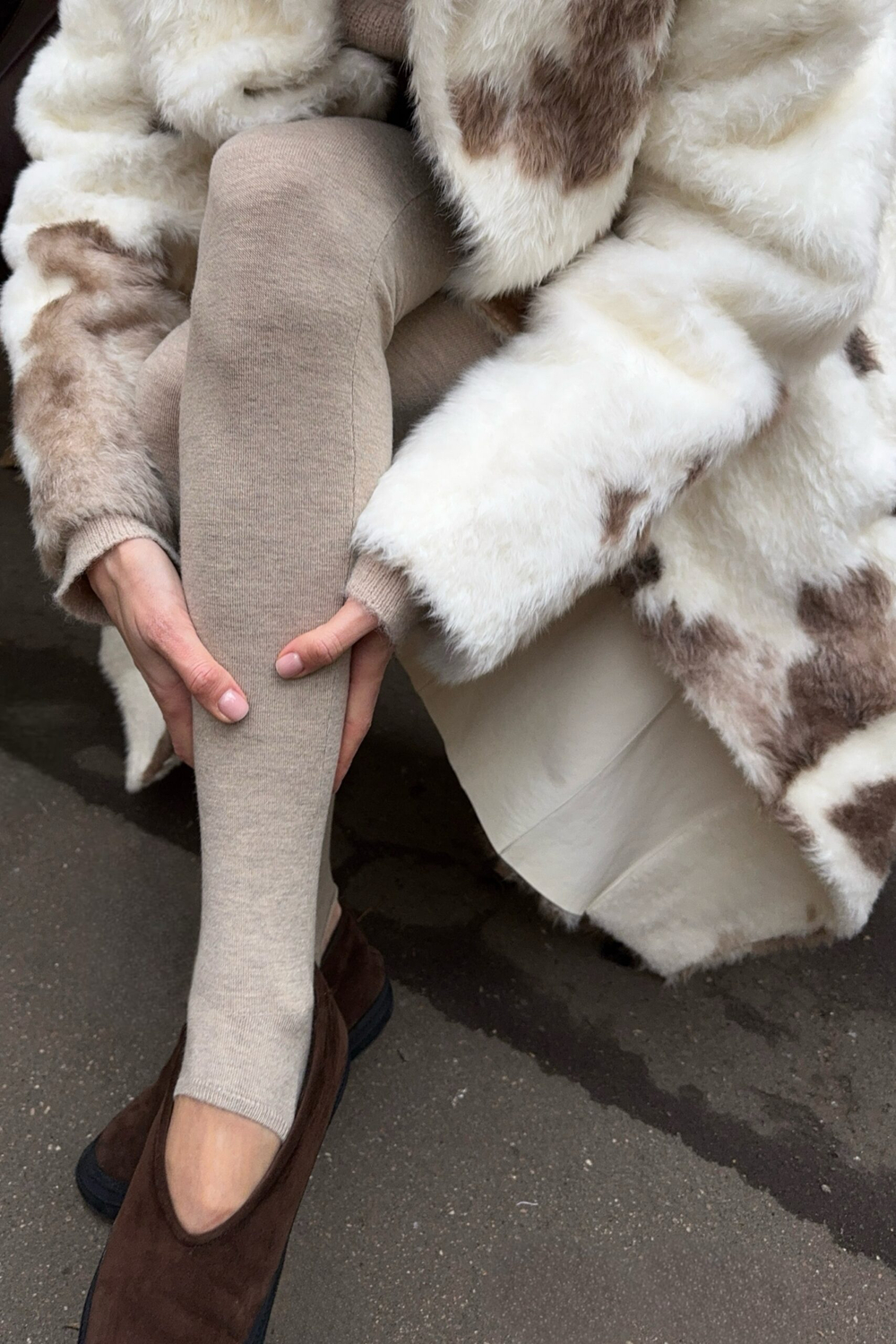 Лосины из шерсти