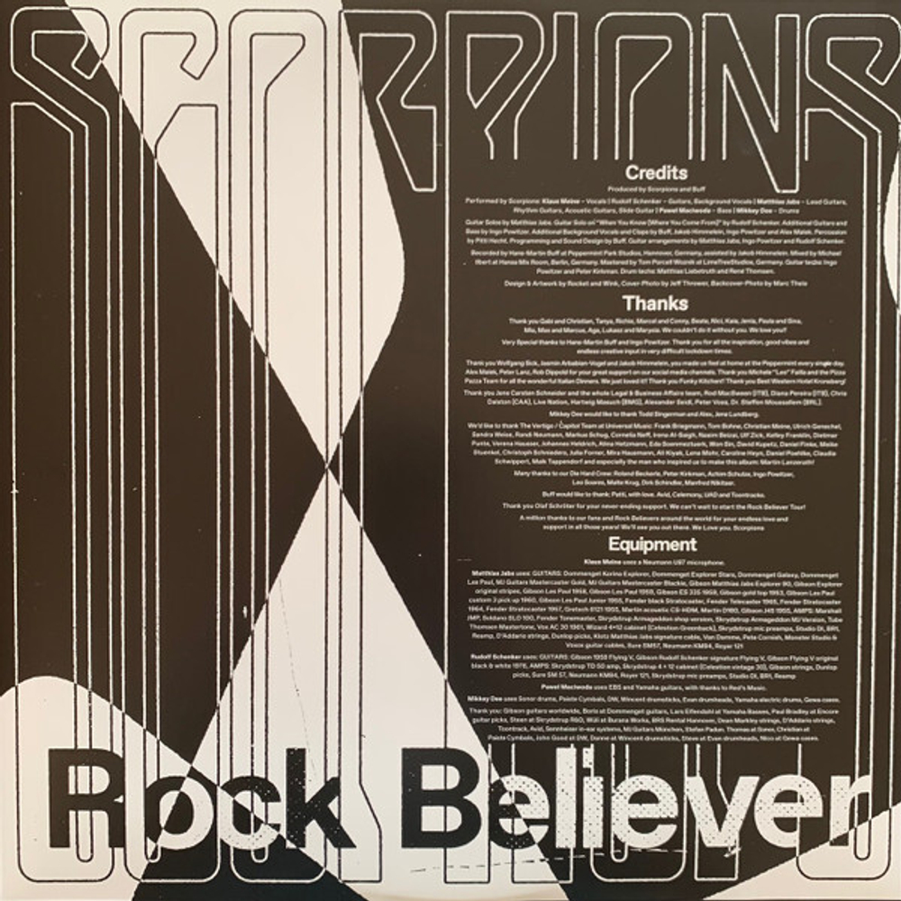 Scorpions / Rock Believer (LP)