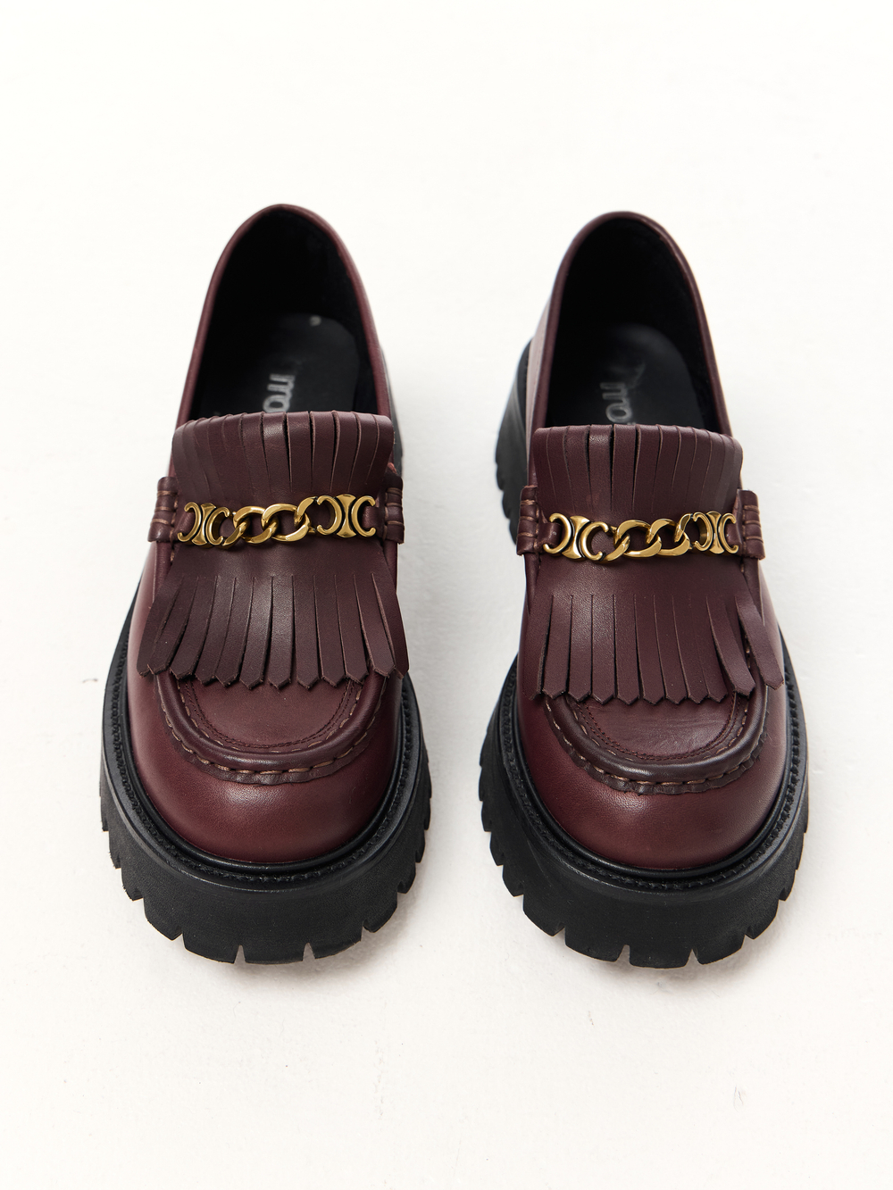 Лоферы retro fringe