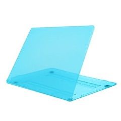 Чехол Hardshell Case для Macbook Air 13,3" (A1369; A1466) (Голубой прозрачный)