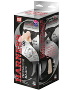 Женский пояс-трусики c 2 насадками и вагинальной пробкой WOMAN LONG