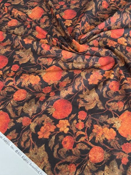 ХУРМА НА ЧЕРНОМ - 100% хлопок 2