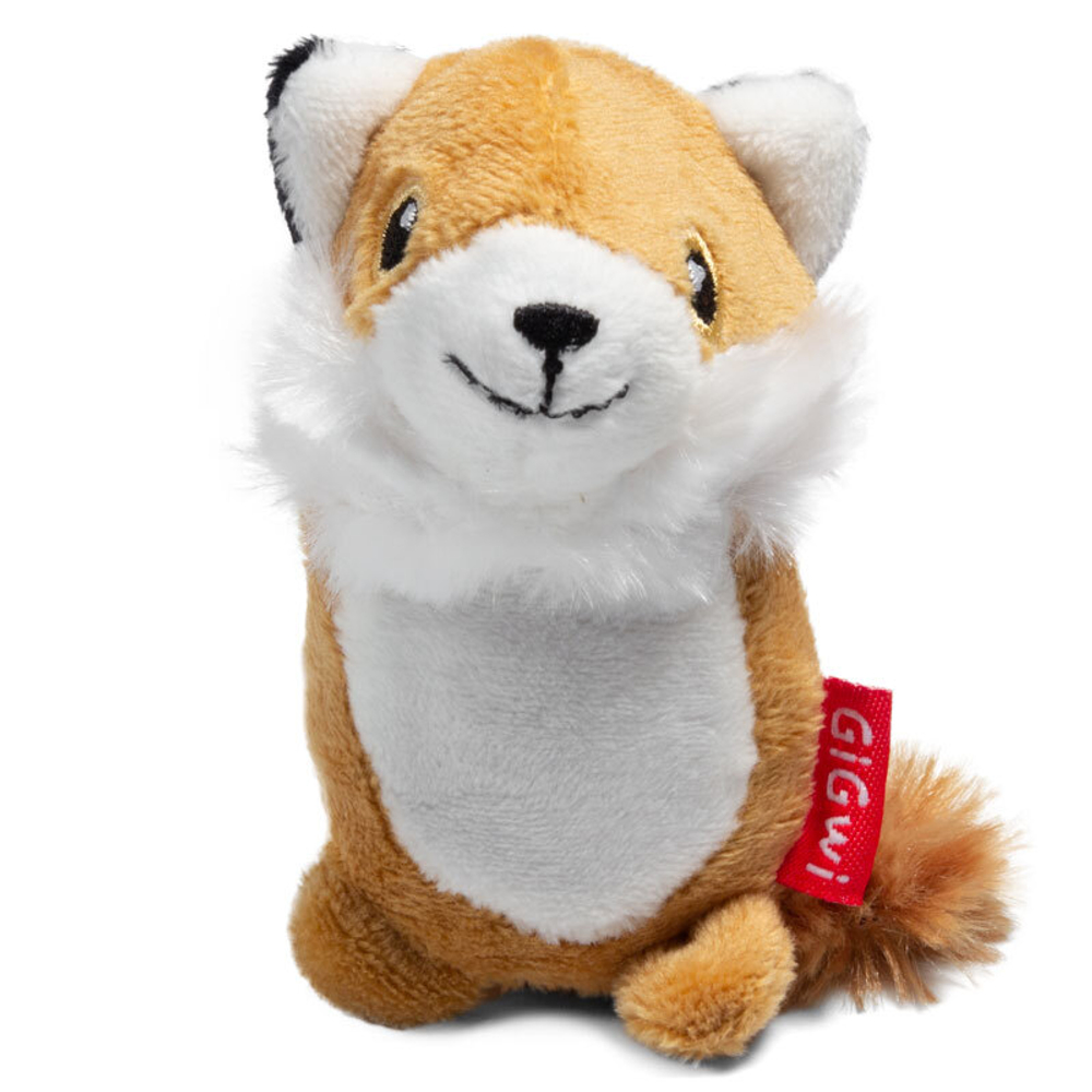 75014 Игрушка для собак Лисичка с пищалкой 9см, серия PLUSH FRIENDZ