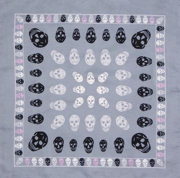 Бандана Черепа серая (025)