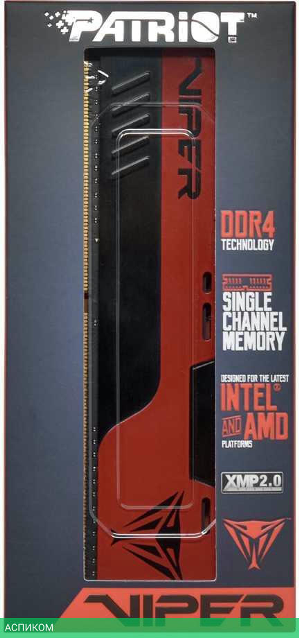 Оперативная память Patriot Viper Elite II 8GB PC4-28800 (PVE248G360C0)