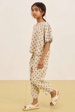 ZARA БРЮКИ С ПРИНТОМ, РАЗНОЦВЕТНЫЙ