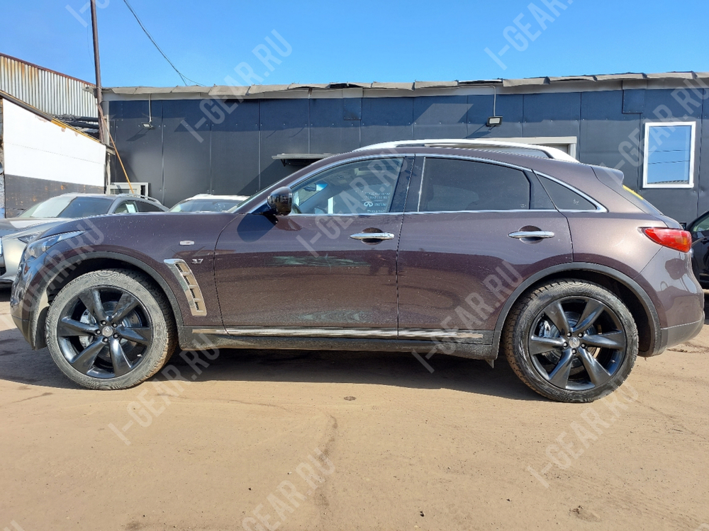 Окрас Колесных Дисков Infiniti Темный Графит Алюмохром