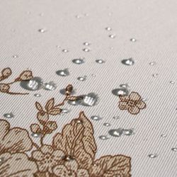 ДОРОЖКА " ROYAL GARDEN" 40Х146СМ ,БЕЛЫЙ ,100% ХЛОПОК ,ТВИЛ С ПРОПИТКОЙ