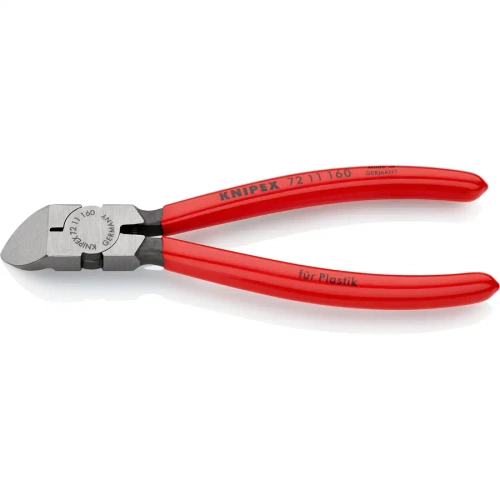 Кусачки боковые для пластмассы 160 мм Knipex 72 11 160