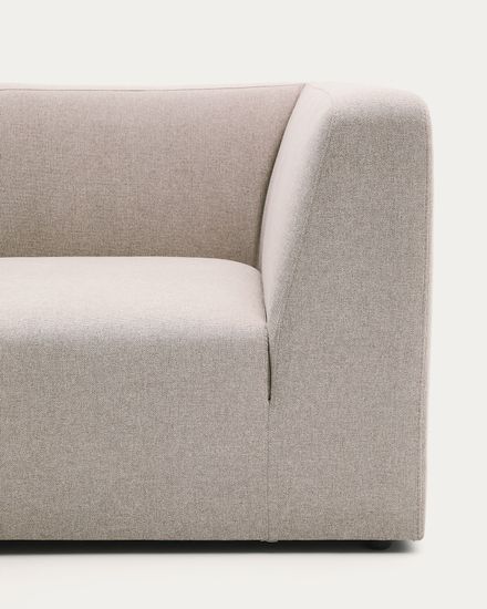 Угловой модульный диван Neom бежевого цвета 75 см