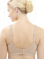 Бюстгальтер без каркасов с мягкими чашками (Размер: 120F) (Цвет: пудровый)