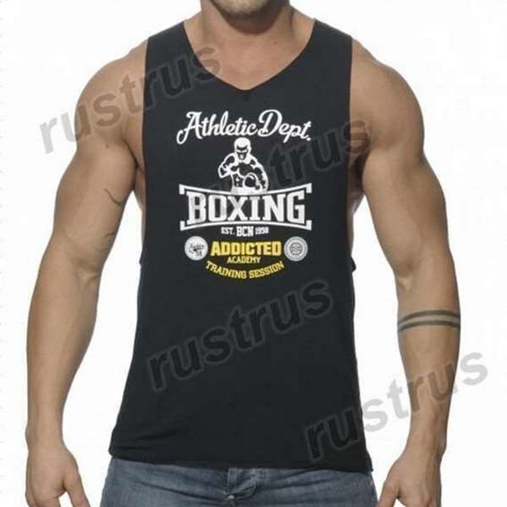 Мужская майка черная ADDICTED TANK-TOP