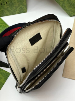 Мужская сумка Gucci Supreme черного цвета