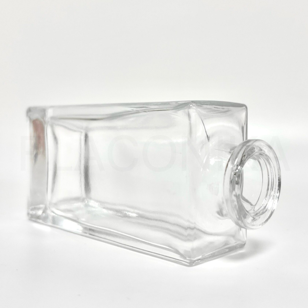 Комплект: Флакон для диффузора 100 мл прозрачный Ирида с бежевой пробкой