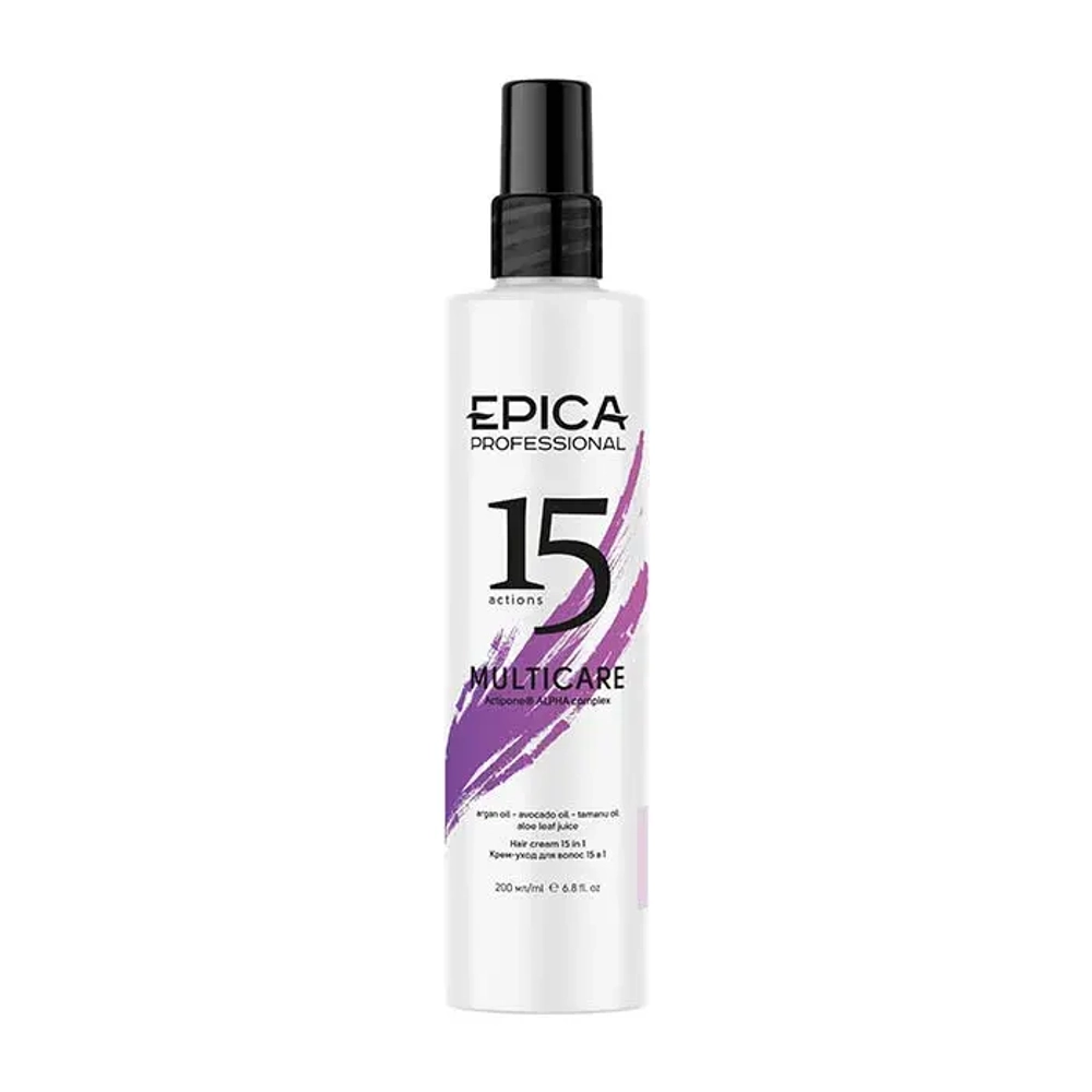 Крем-уход для волос Epica Professional Multi Care 15 в 1 с термозащитой 200 мл
