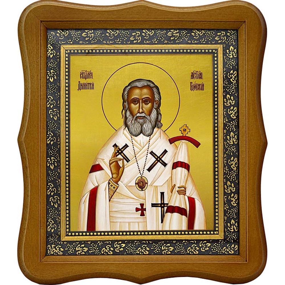 Димитрий (Любимов) Гдовский священноисповедник, архиепископ. Икона на холсте.