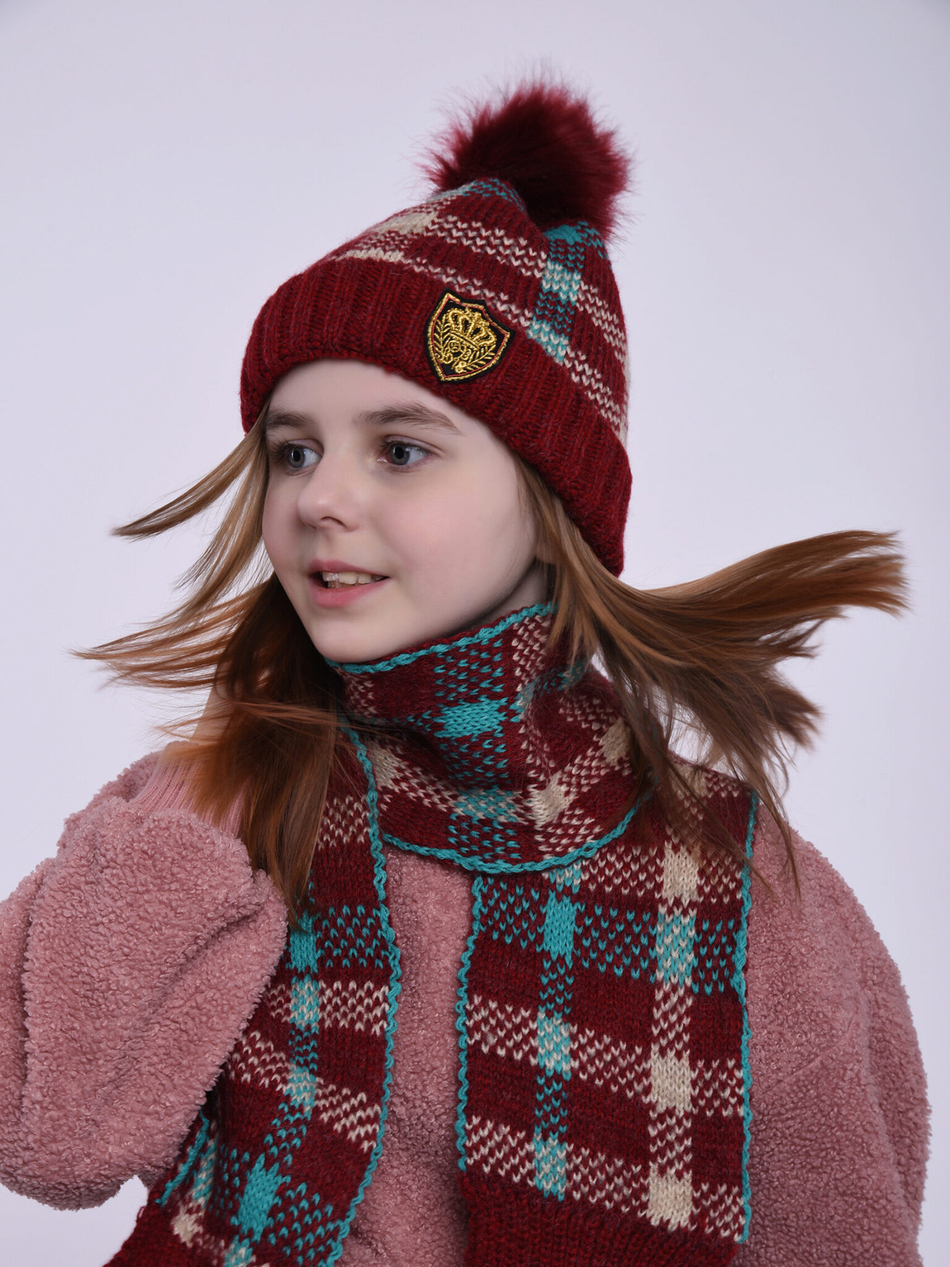 Комплект детский (Шапка+Шарф)