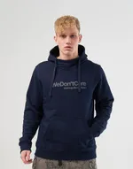Худи We Don’t Care Basic Logo Hoodie Navy