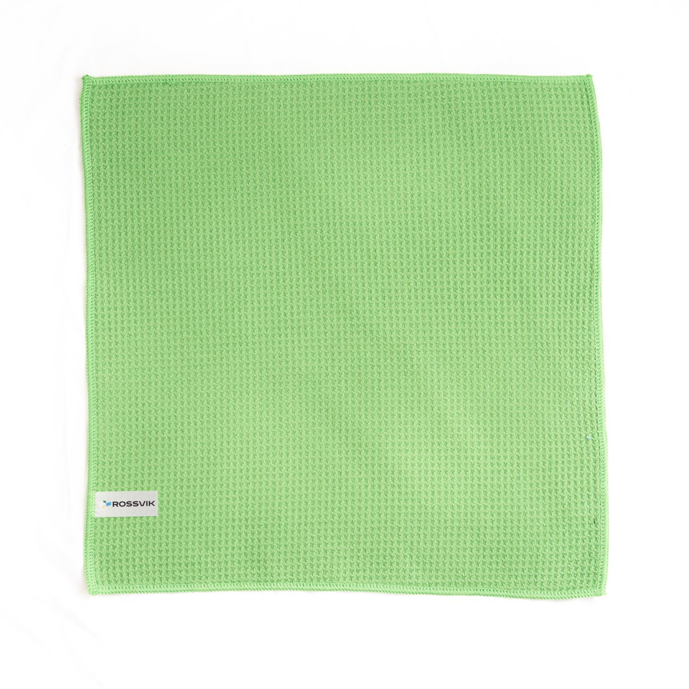 Микрофибра ROSSVIK, 400*400мм, плотность 450г/м2 вафельное полотенце, обработанный край