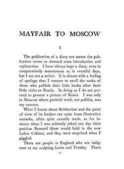 Mayfair to Moscow: Clare Sheridan's Diary | Clare Sheridan