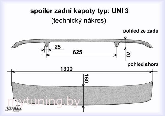 Спойлер UNI-3