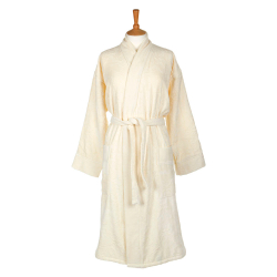 Халат-кимоно велюровый Roberto Cavalli Logo слоновая кость