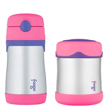 Детский набор Thermos B3000+BS535 PK (термос для еды, термос для напитков), розовый