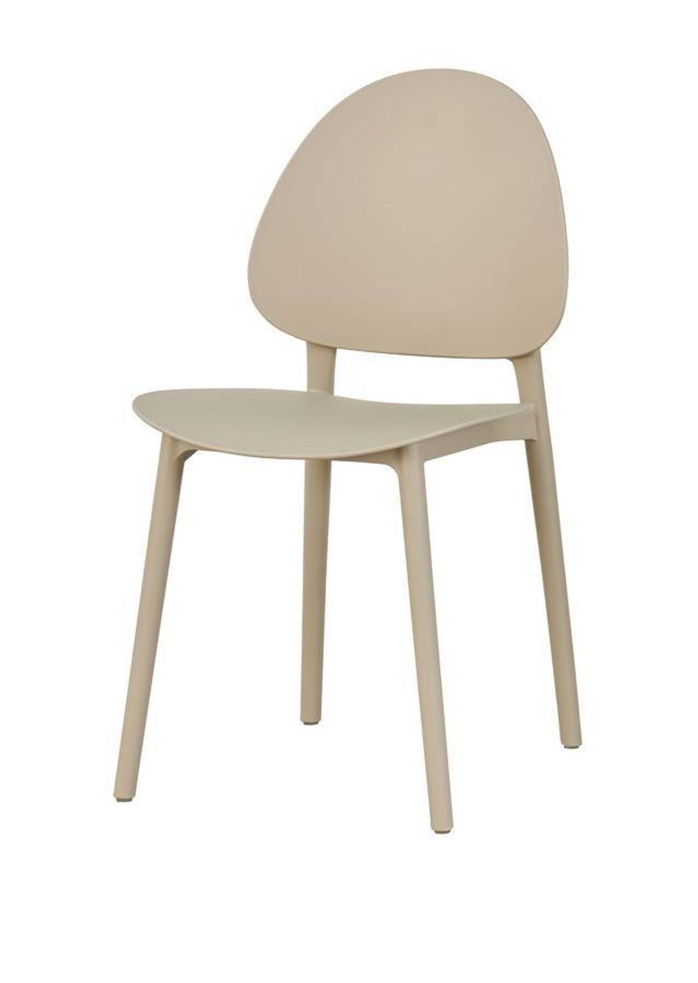 "Апероль" стул пластиковый, цвет бежевый