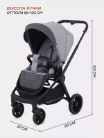 Детская прогулочная коляска Rant basic Energy Grey 2024
