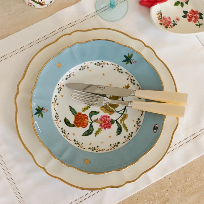 Тарелка обеденная FLORAL 26,5 см