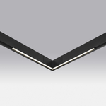 259447 Светильник 48V угловой д/трека UNO LED 24W 1600LM 90G ANTIGLARE ЧЕРНЫЙ МАТОВЫЙ 4000K