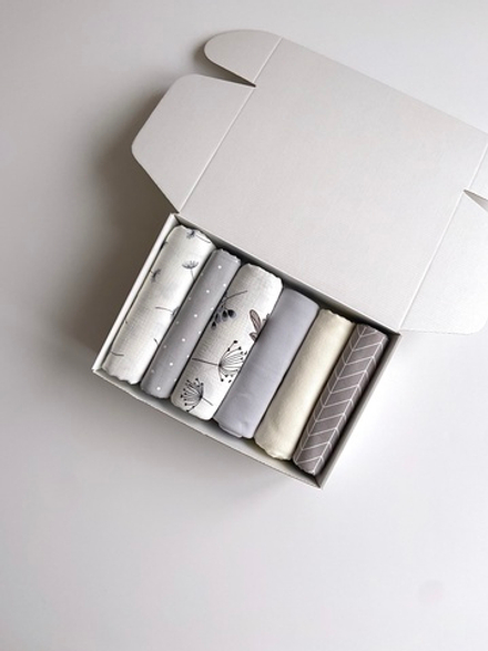 Набор пеленок "Стрекозы и одуванчики XL"