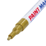 Маркер-краска лаковый (paint marker) 2 мм золотой нитро-основа алюминиевый корпус BRAUBERG PROFESSIONAL PLUS (12 штук в упаковке)