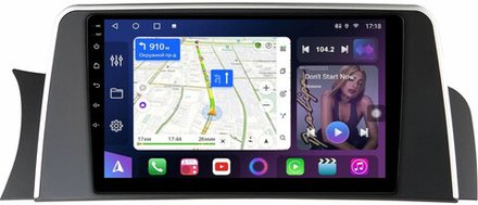 Магнитола для BMW X3 F25 2011-2014 CIC (рамка тип 1) - FarCar 9663CIC монитор 9" QLED на Android 13, 8-ядер, CarPlay, 4G SIM-слот