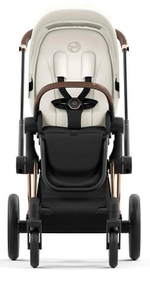Коляска Cybex Priam IV Rosegold complete Cloud G Almond Beige Plus Base G 3 в 1 Off White