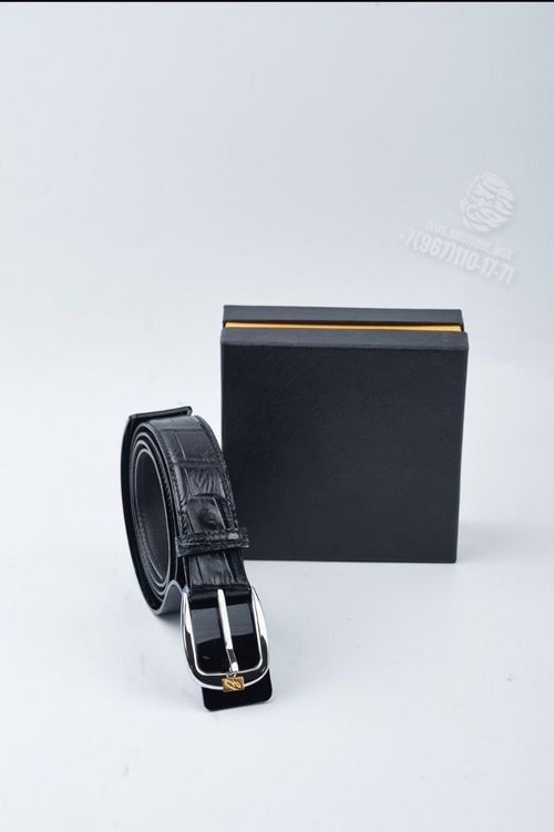 Ремень Brioni из кожи крокодила