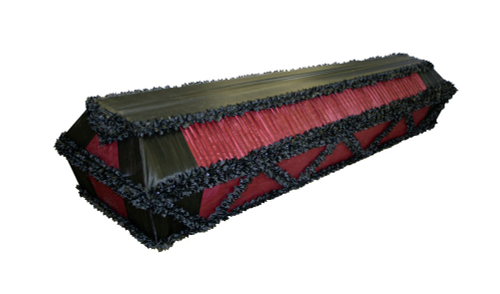 Гроб обитый тканью Наполеон