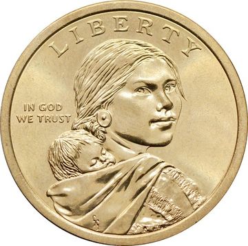 1 доллар (dollar) 2018 D США «Коренные Американцы - Джим Торп "Уа-То-Хак"»