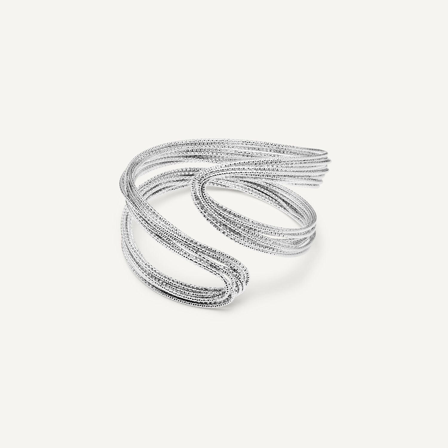 Браслет Braided Wave - Silver