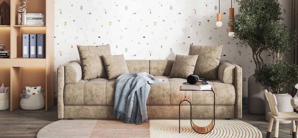 Тахта BOSS Велюр Роял тауп