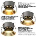 Встраиваемый светодиодный светильник Novotech NOVA 359850 NT 7Вт 2700/32000/4000К 220-240В IP20 WIR